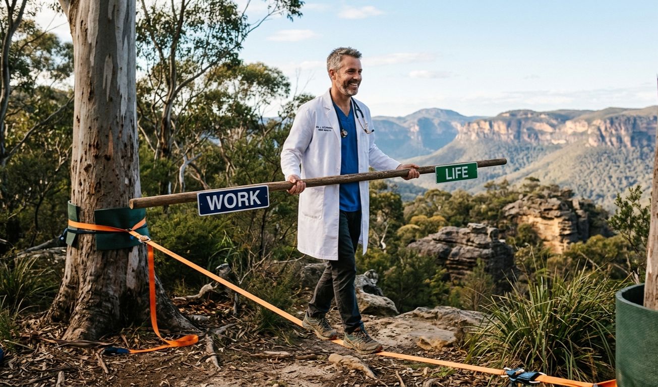Work-life balance na medicina australiana
